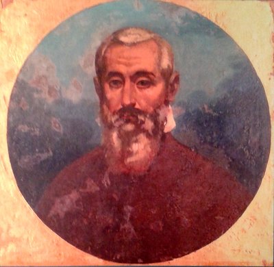 Ritratto del pittore italiano Jacopo Tintoretto da Juan Leon Palliere